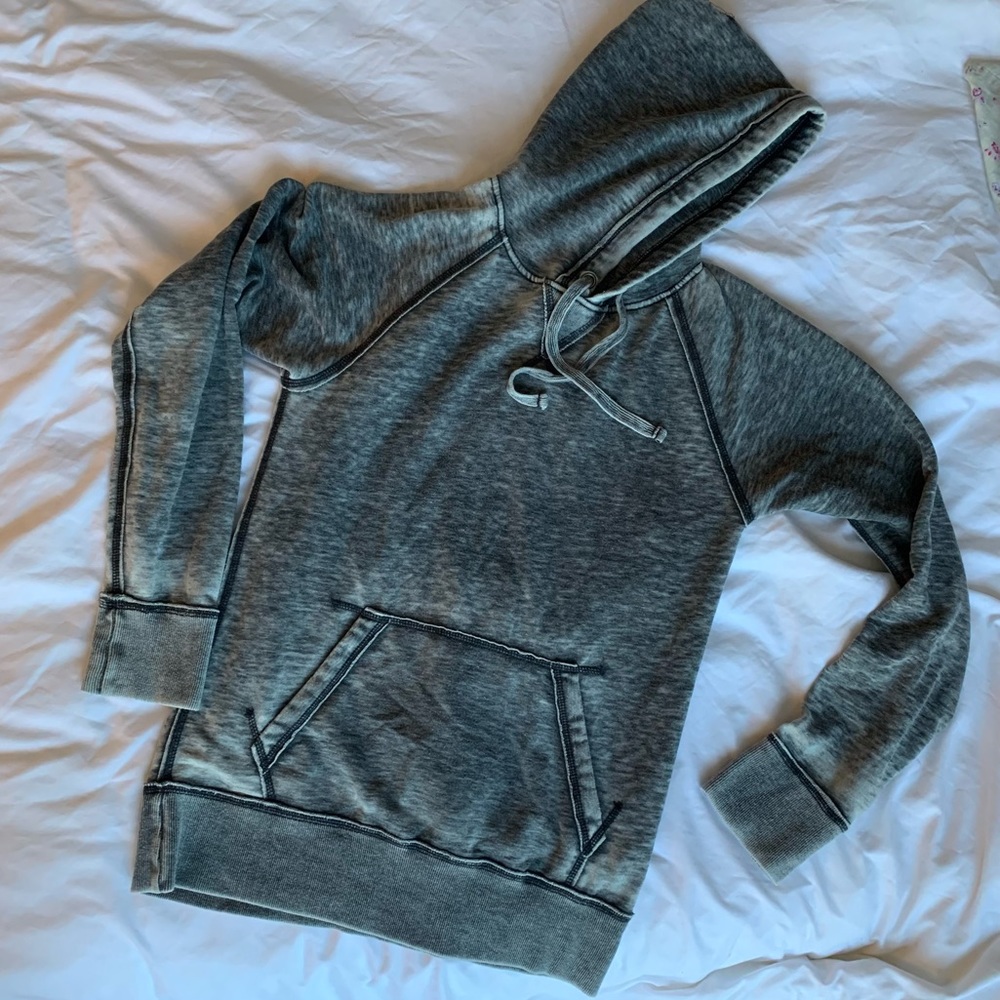 Gray Bohemian Hoodie With Elephant Patchwork - image 2